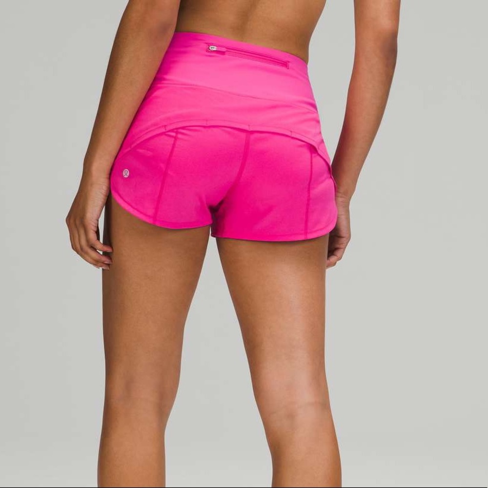 Sonic Pink lululemon size 8 speed up shorts 2.5-inch inseam  (brand new)